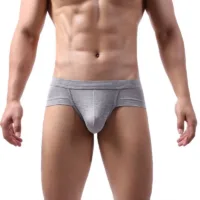 Drop Shipping Cotton Customized Men Sexy Brief Wholesale