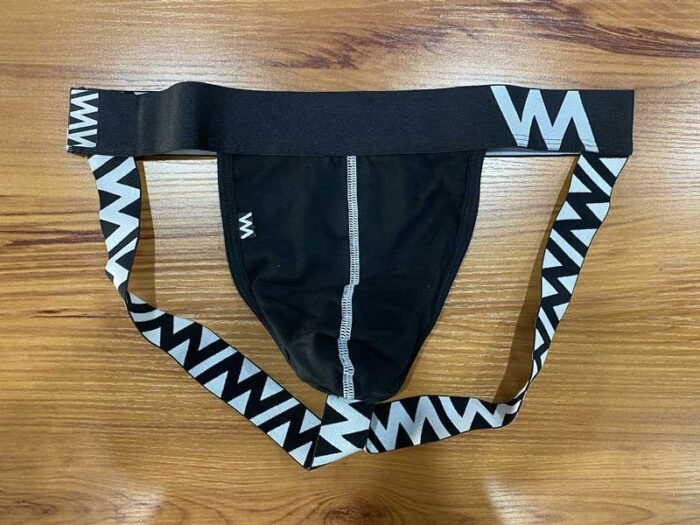 Custom Logo Sexy Thong Jockstrap g String Gay Underwear for men - Image 2