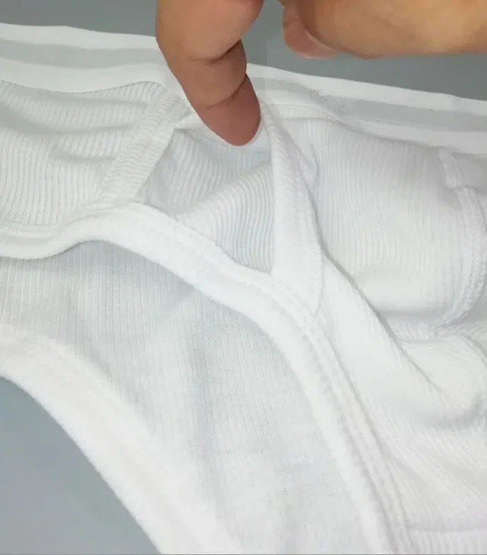 Custom Men's Sexy Ribbed Cotton Fly Pouch Brief Underwear Supplier - Image 2
