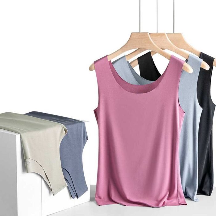 Custom lenzing modal undershirt for woman sport tank top
