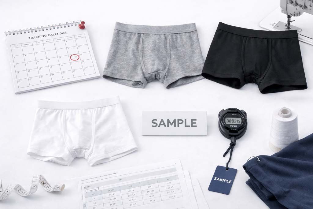 Men’s underwear manufacturing resources for sampling and product development
