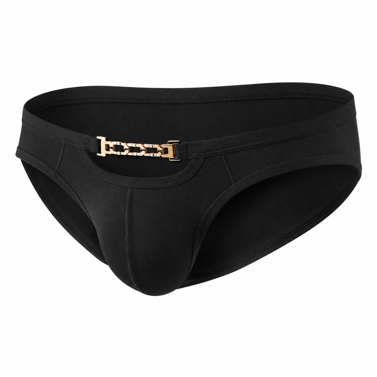 Mens Sexy Underwear Custom Logo Soft Wide Belt Mens Briefs - Image 3