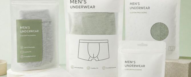 Private label underwear packaging formats