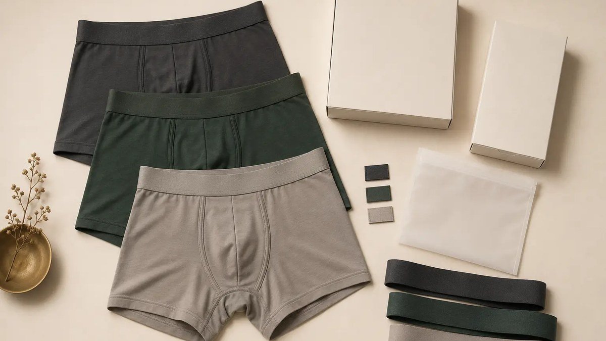 Men's underwear production-ready sample review